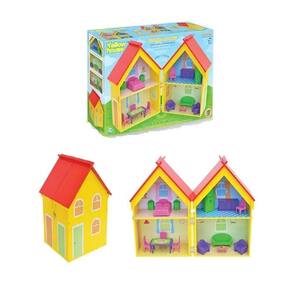 Casa Boneca MDF Pintado Brinquedo Móveis  Casas, Casinha boneca mdf, Casa  de boneca