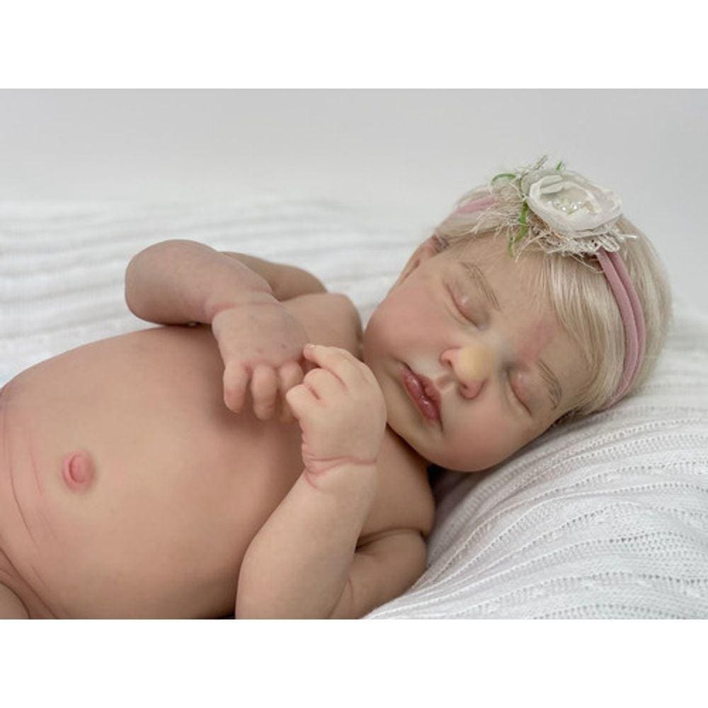 Bebe Reborn Menina Linda, Com Enxoval + Bolsa Maternidade