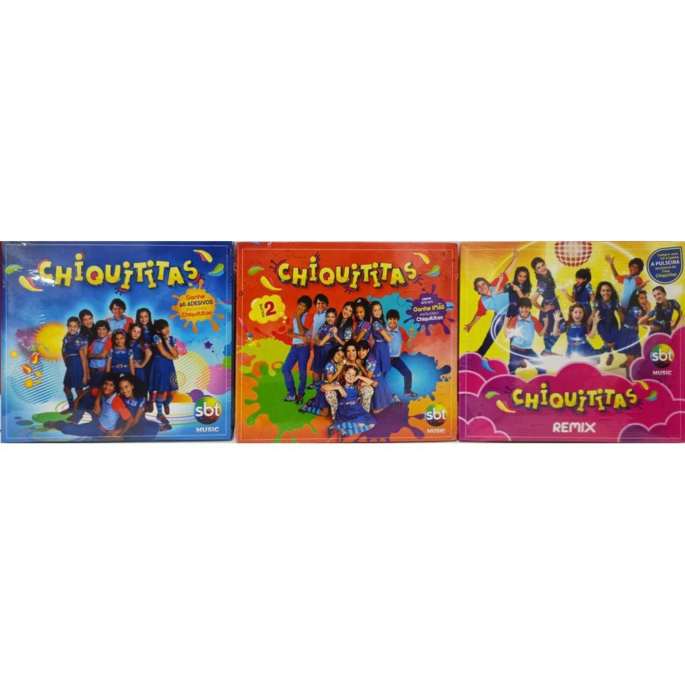 Cd Chiquititas - Chiquititas / Remix e o Vol 2 - 3 CDS