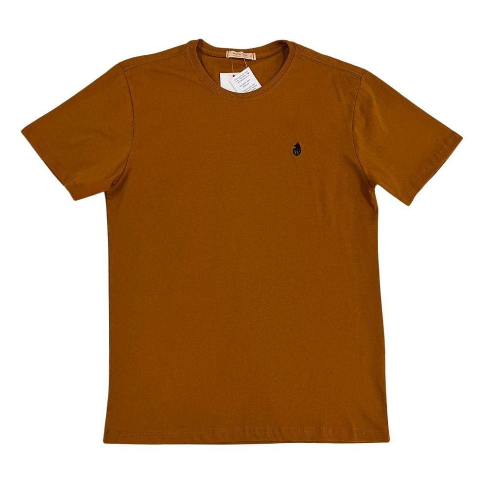 Camiseta Masculina Basica Malha Premium 100% Algodao Color Wolfgan
