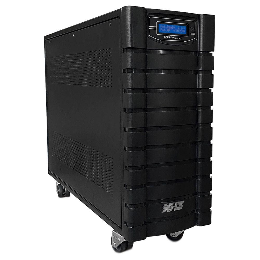 Nobreak 4200VA NHS Laser Senoidal GII, Entrada Bivolt, S/120V, 8T, Bat. 12x 9Ah/12V - 91.D1.042000