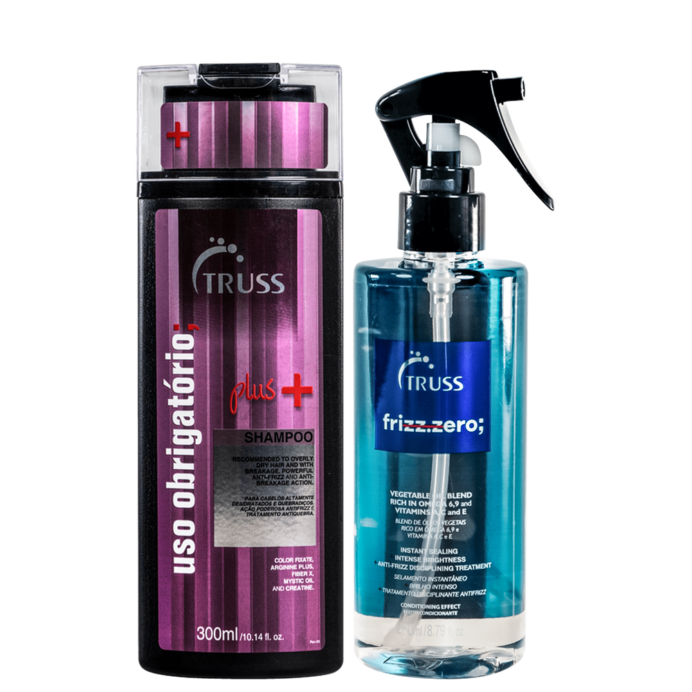Kit Truss Frizz Zero Obrigatório Plus+ Shampoo (2 Produtos)