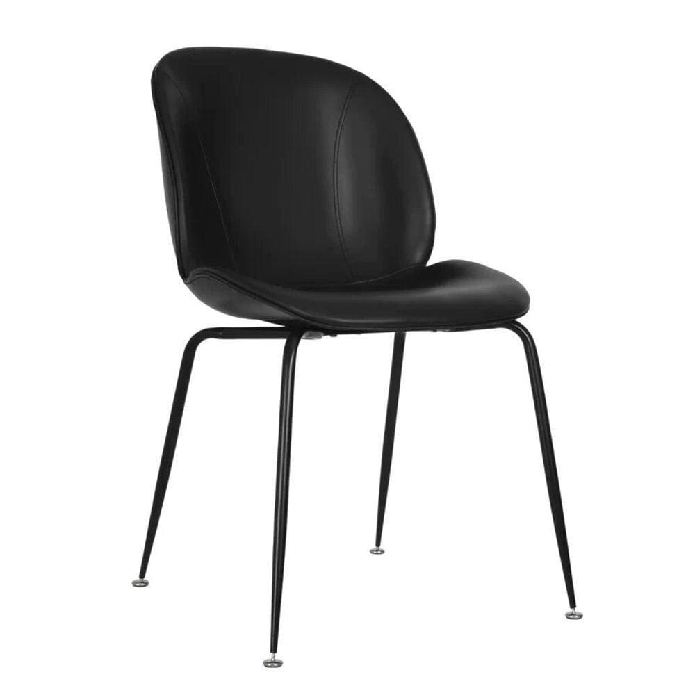 Cadeira Dinamarca - Preto (Pu)