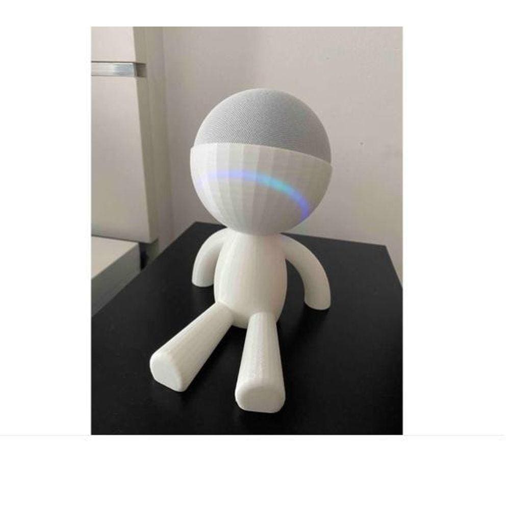 Robert Plant Suporte Echo Dot 4 Alexa Moderno