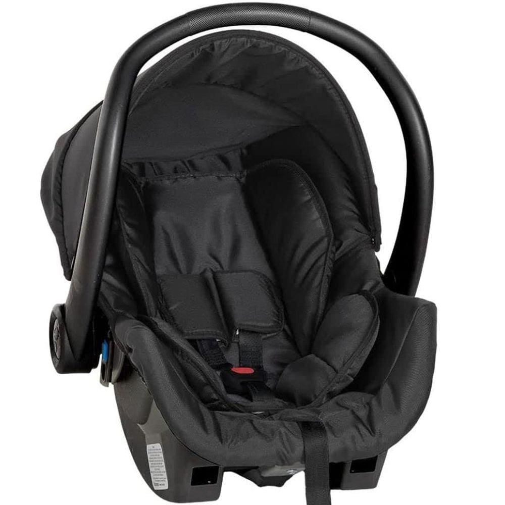 Bebê Conforto Galzerano Cocoon 0 a 13kg Preto Alça Anatômica Almofada Redutora Capota Retrátil Removível Com Balanço 8181BL