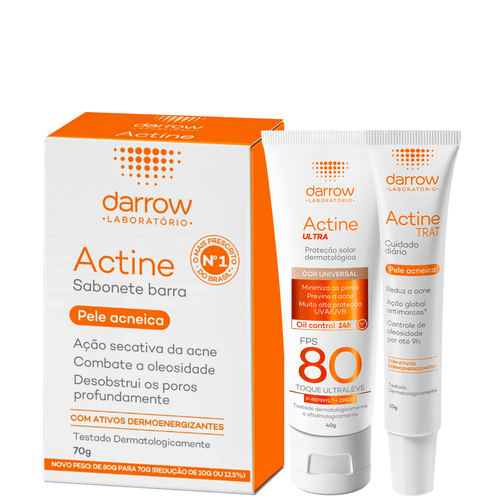 Kit Darrow Actine Ultra Care FPS80 (3 Produtos)