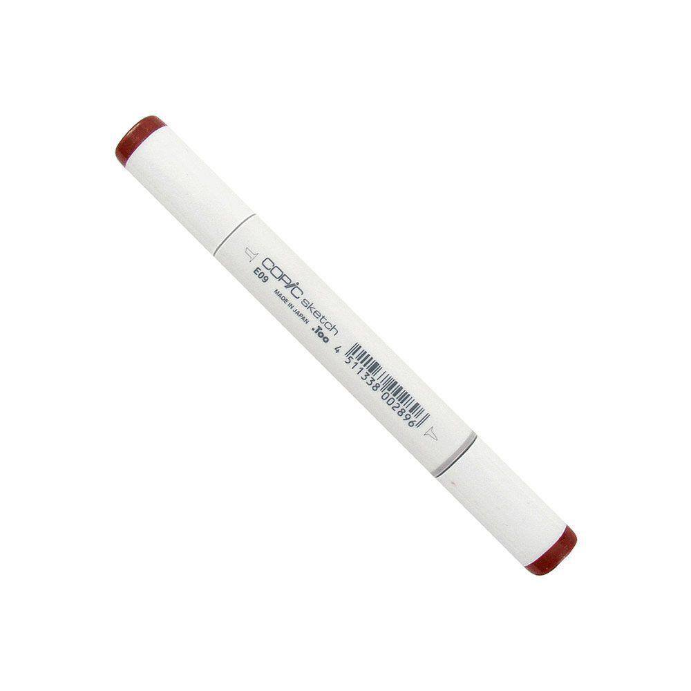 Marcador Para Desenho Copic Sketch E09 Burnt Sienna