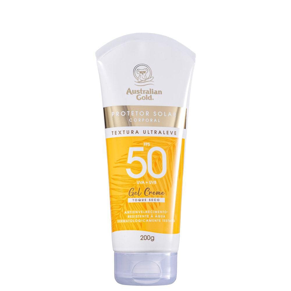 Australian Gold Gel Creme FPS 50 - Protetor Solar 200g