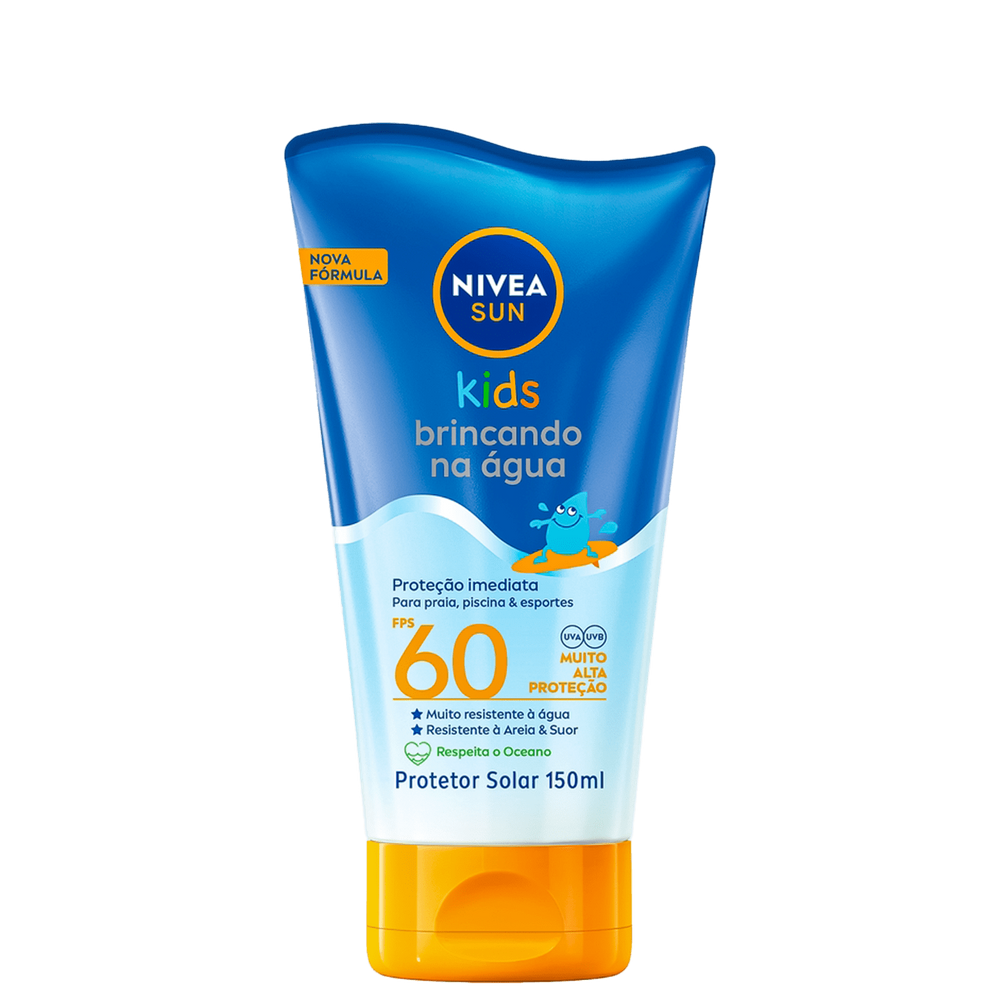NIVEA SUN Kids Swim & Play FPS 60 - Protetor 150ml BLZ
