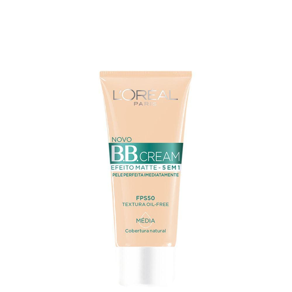 L`Oréal Paris Base 5 em 1 Matte Média - BB Cream 30ml