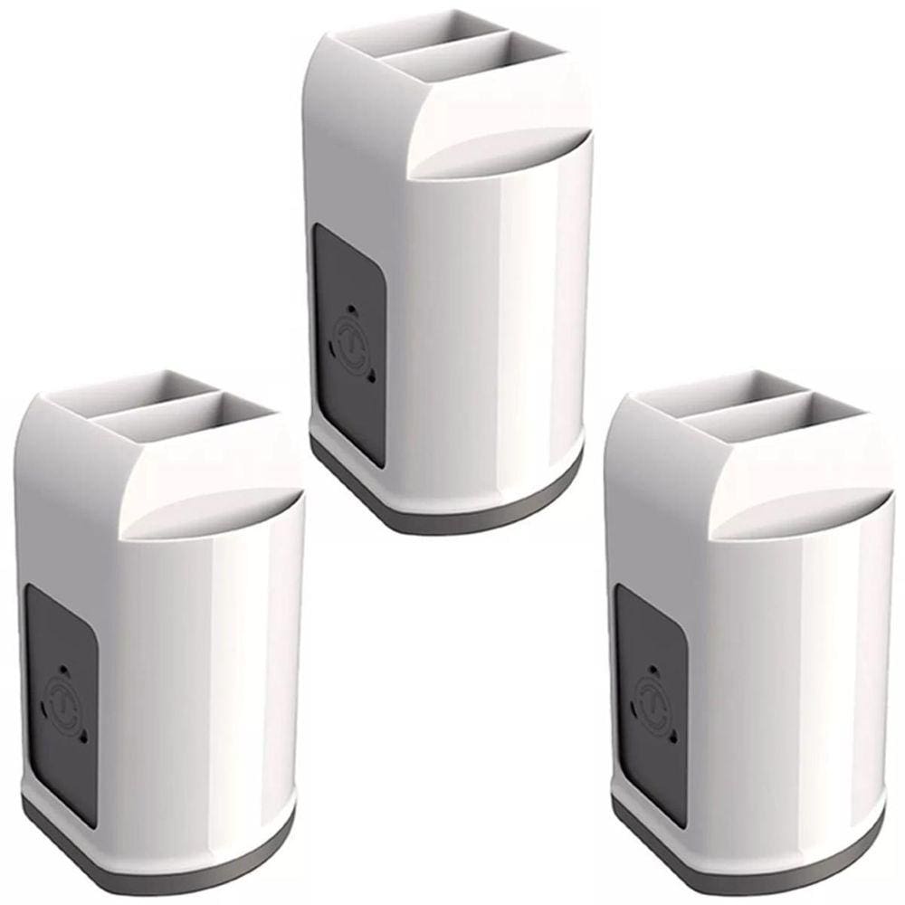 3 Porta Canudos Bar Restaurantes Saches Guardanapo Branco