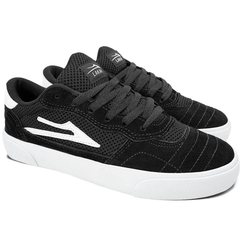Tênis Lakai Cambridge Black White Suede