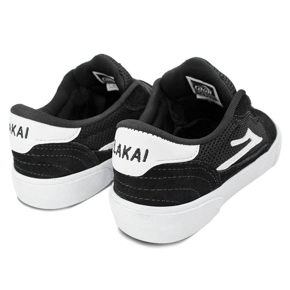 Tênis Lakai Cambridge Black White Suede | Extra
