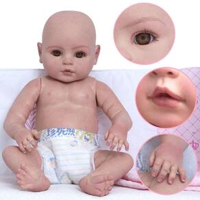 Boneca Bebê Reborn Abigail Baby Alive 52cm Toda de Silicone