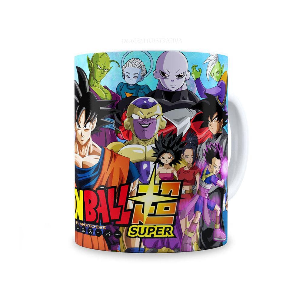Caneca Personalizada Porcelana Dragon Ball Super 325 Ml