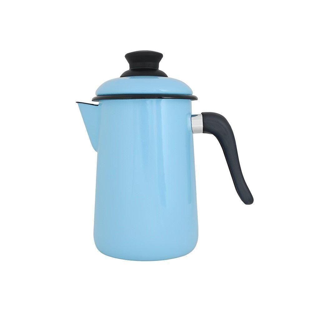 Bule Para Café Esmaltado Azul Claro 1,5 L Ewel