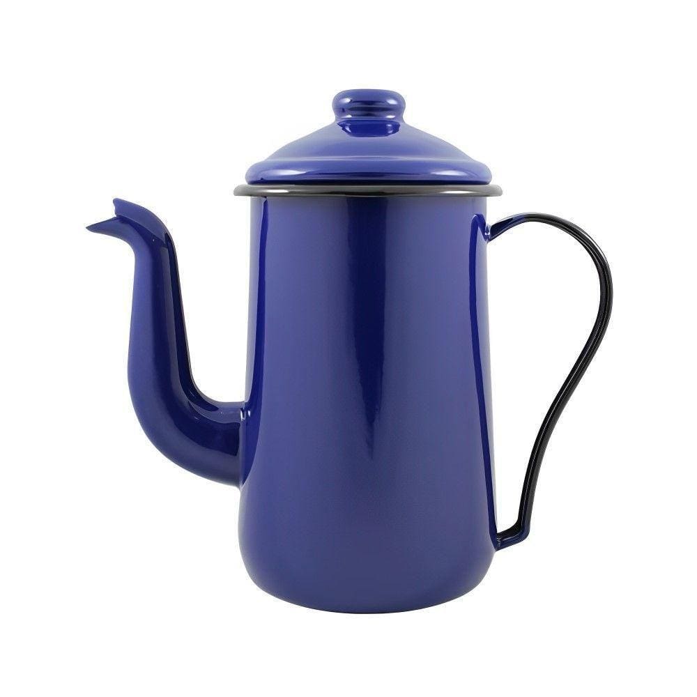 Bule Para Café Tradicional Esmaltado Azul 1,5 L Ewel