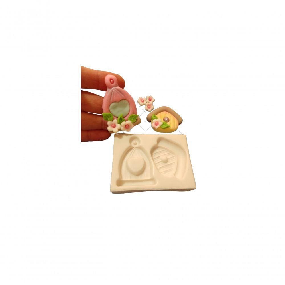 Molde Silicone Linha Jardim Casinha