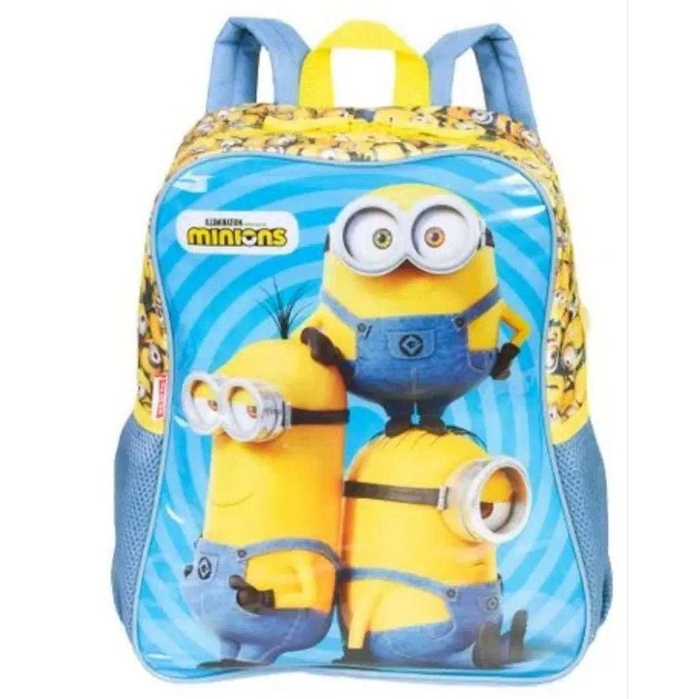 Mochila Escolar Minions Infantil Tam G Costas Sestini