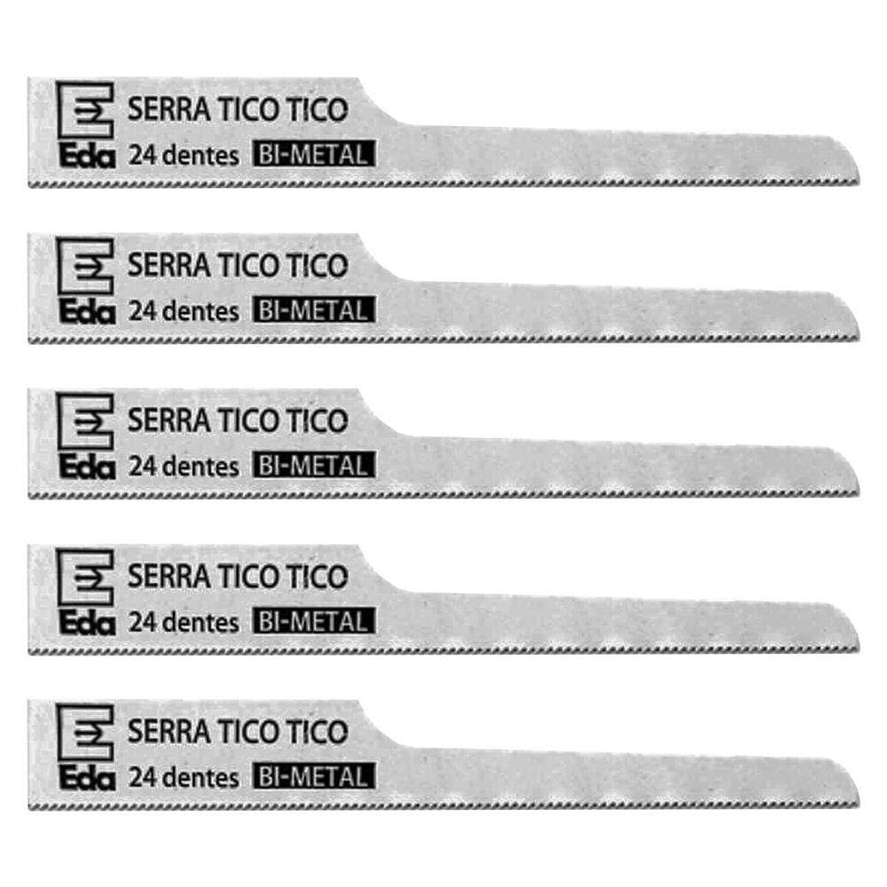 Kit 5 Lâminas Para Serra Tico-Tico Pneumática Bimetal 24D