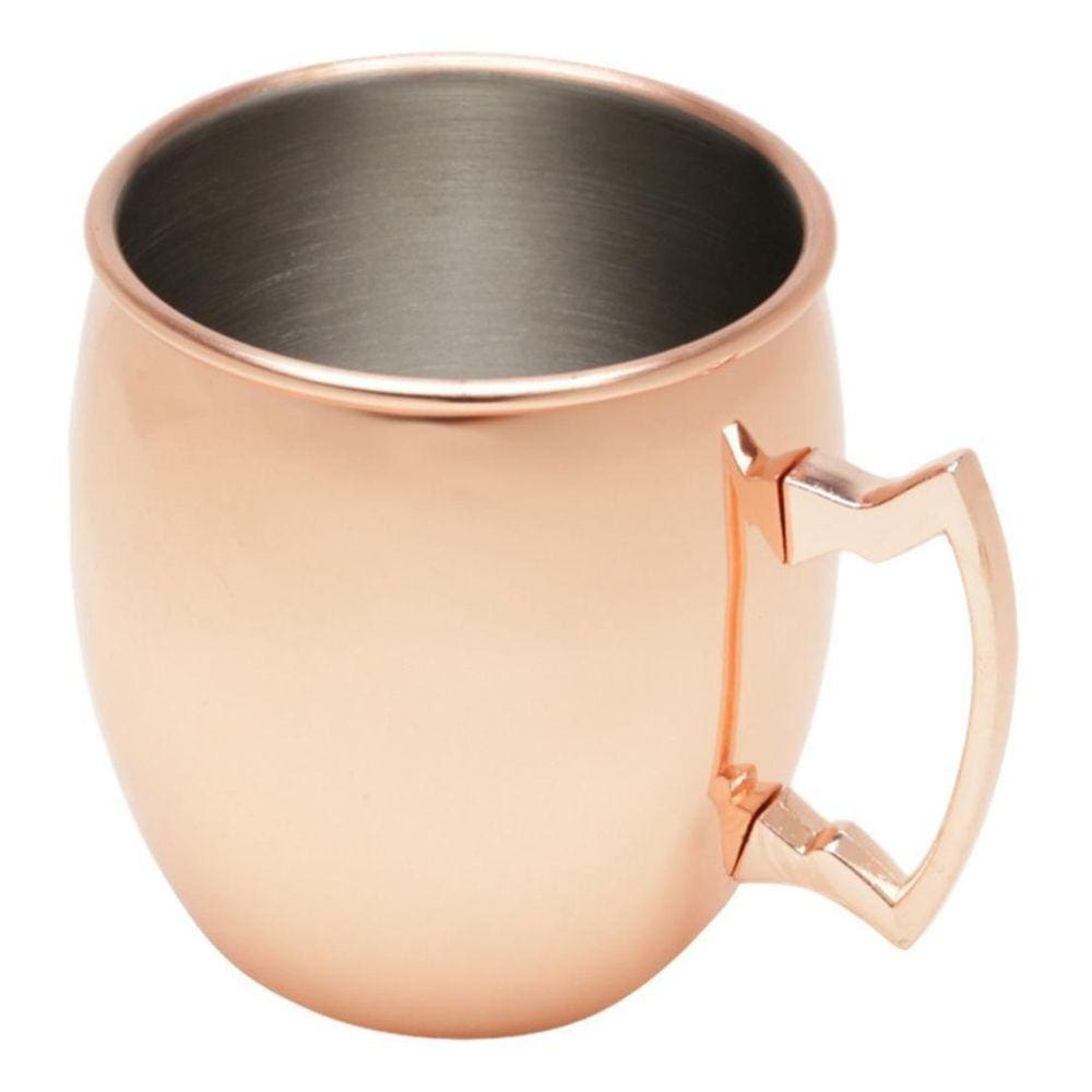 Caneca Moscow Mule Em Inox E Cobre 500Ml Lisa