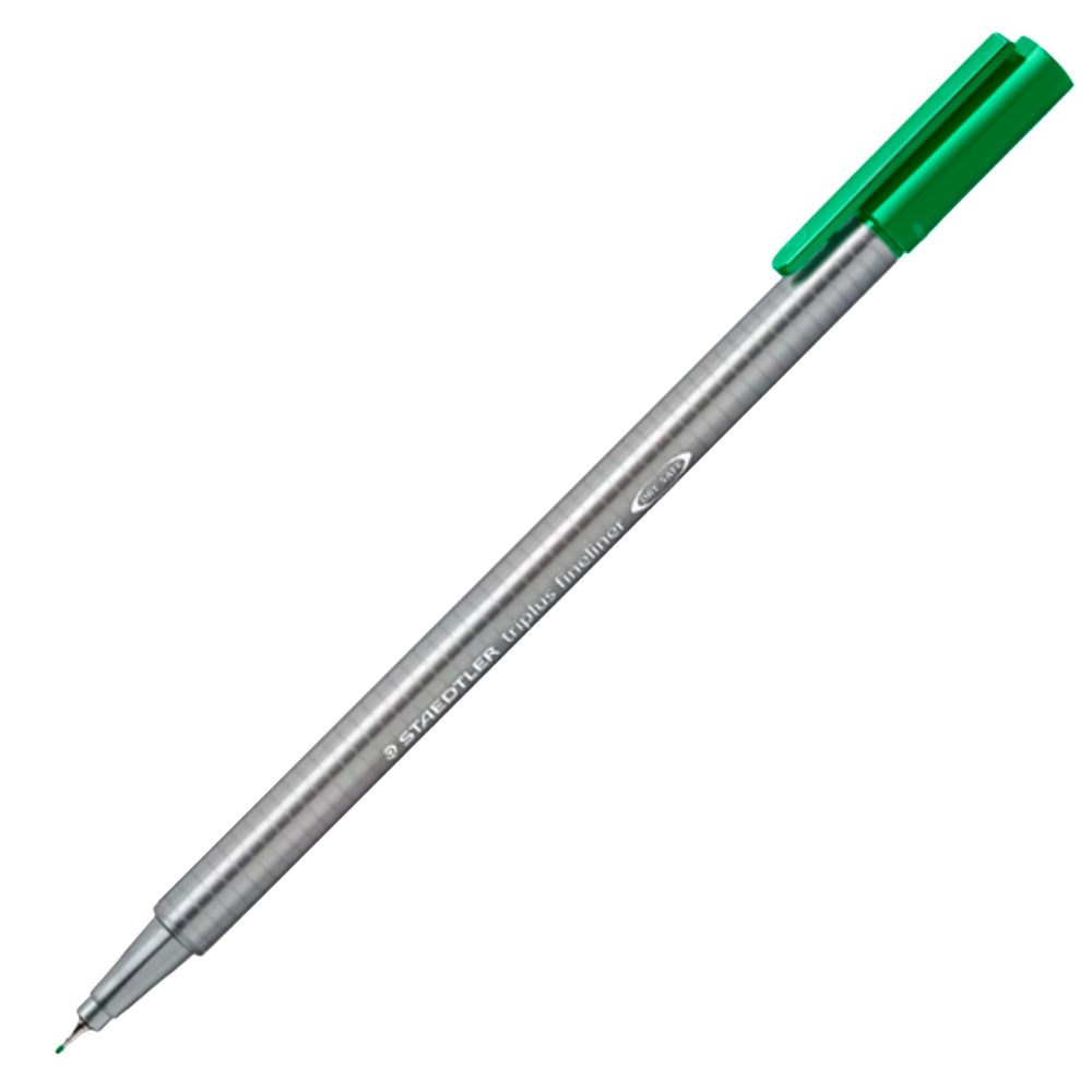 Caneta fineliner 0.3mm Triplus 334-5 Verde Escuro Staedtler