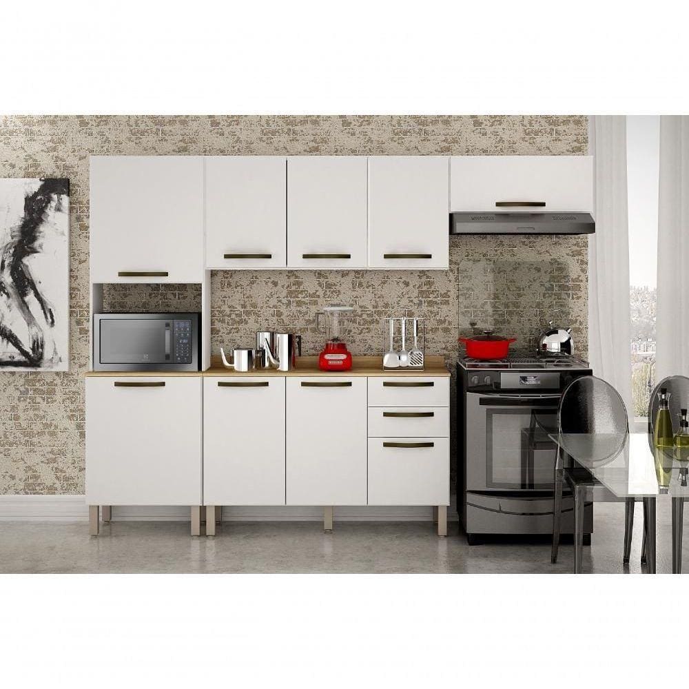 Cozinha Completa 4 Peças Branco Valência Sallêto