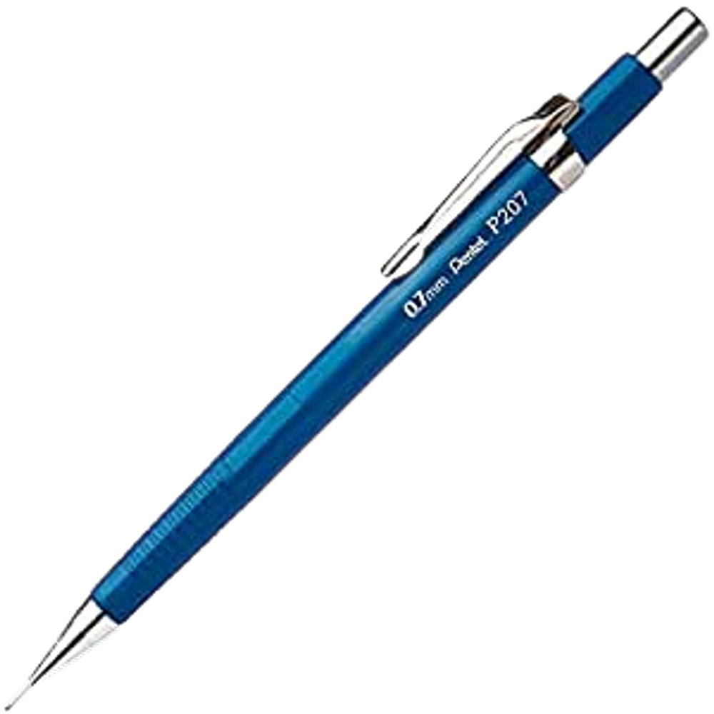 Lapiseira técnica Pentel 0.7mm Sharp P207 Azul Escuro