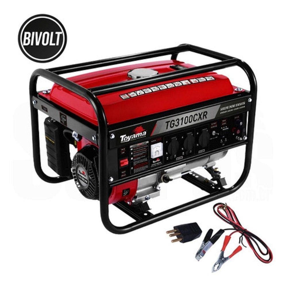 Gerador Energia Gasolina 3,1Kva Bivolt Toyama Tg3100cxr Biv