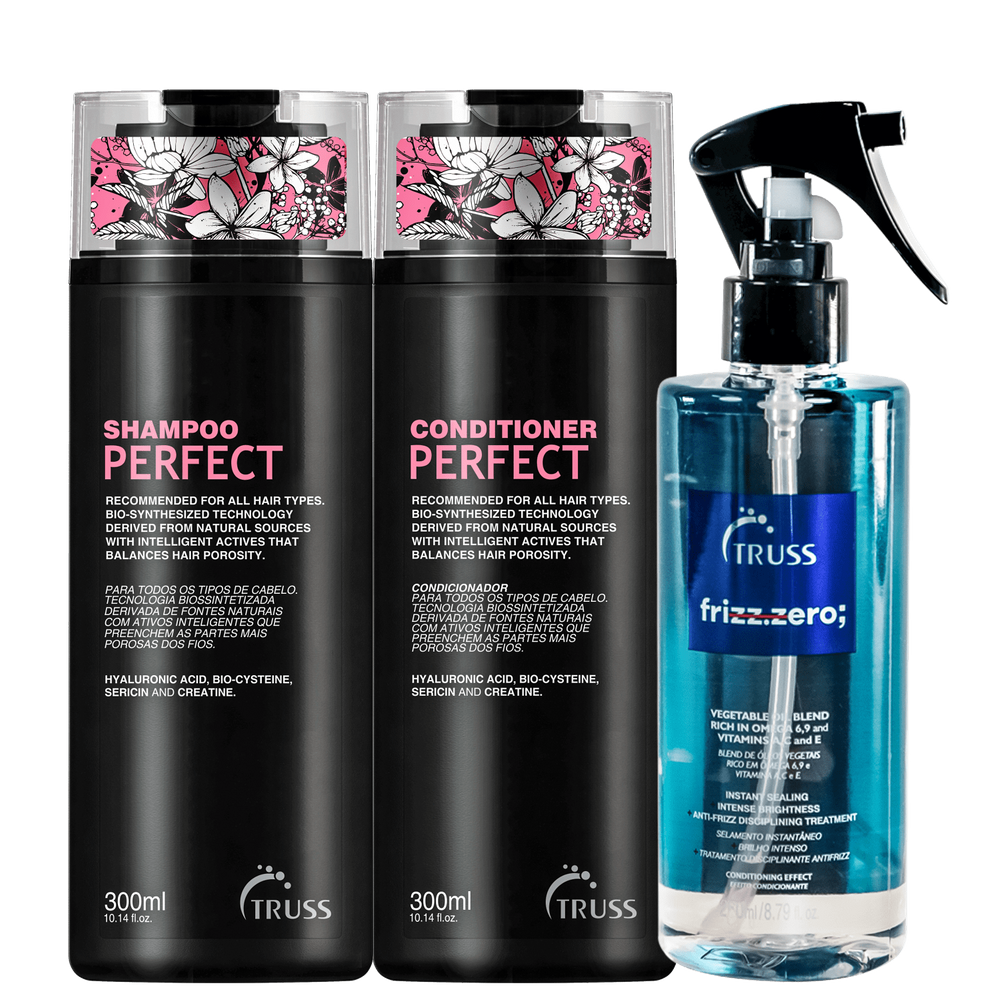 Kit Truss Frizz Zero Perfect (3 Produtos)