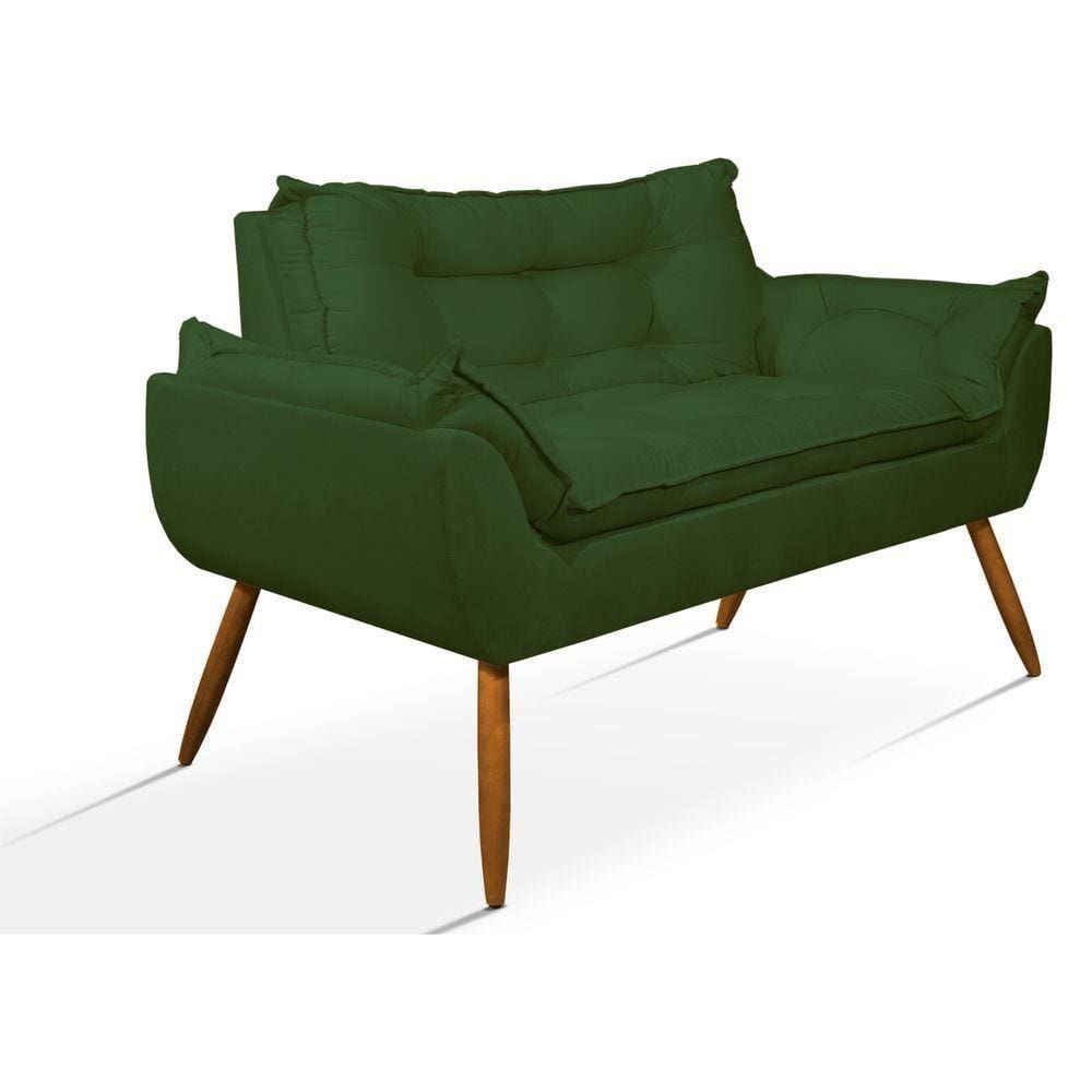 Namoradeira Luxo Opala Sala Quarto - Balaqui Decor Cor:verde