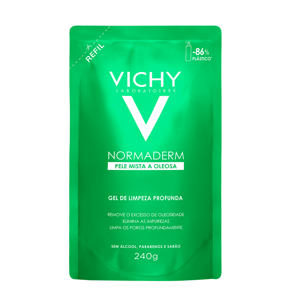 Vichy Normaderm Profunda Refil - Gel de Limpeza Facial 240g