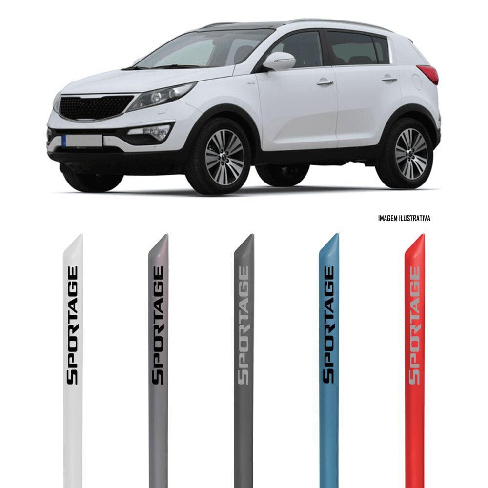 Jogo Friso Lateral Pintado Kia Sportage 2014 Em Diante