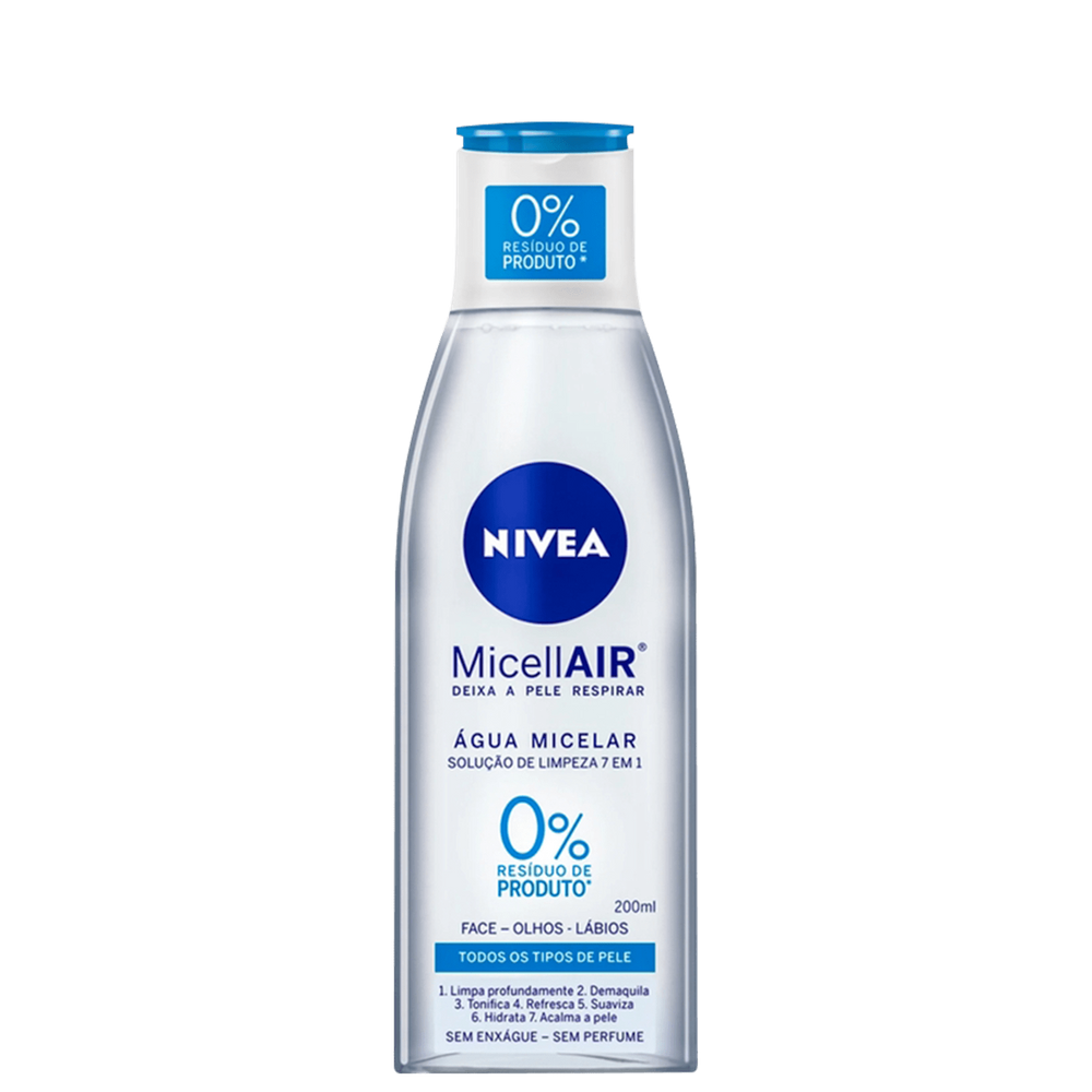NIVEA Solução de Limpeza 7 em 1 - Água Micelar 200ml BLZ