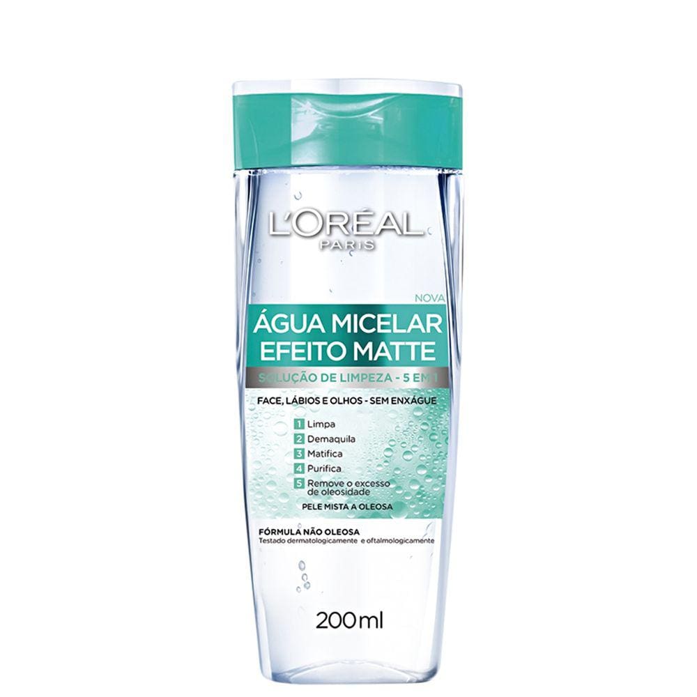 L`Oréal Paris Efeito Matte - Água Micelar 200ml