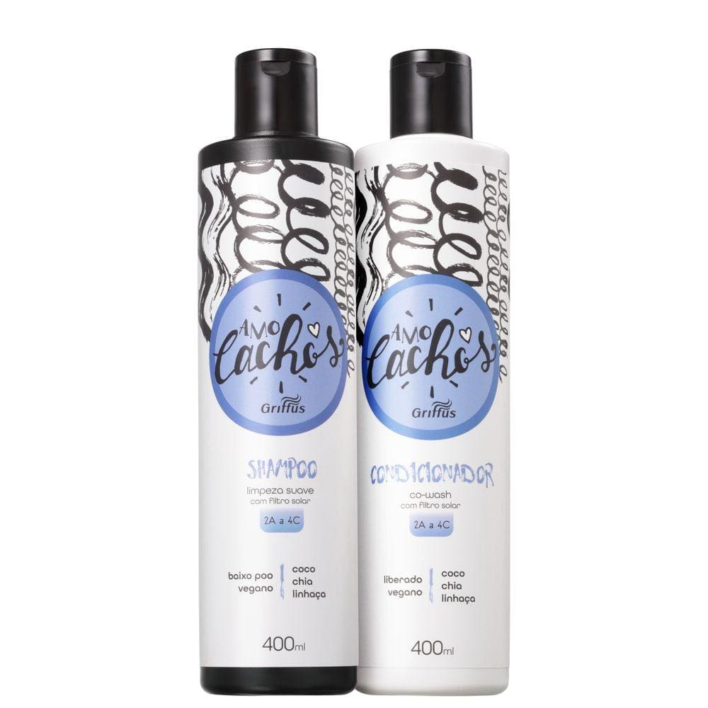 Kit Griffus Amo Cachos Co-Wash Duo (2 Produtos) BLZ