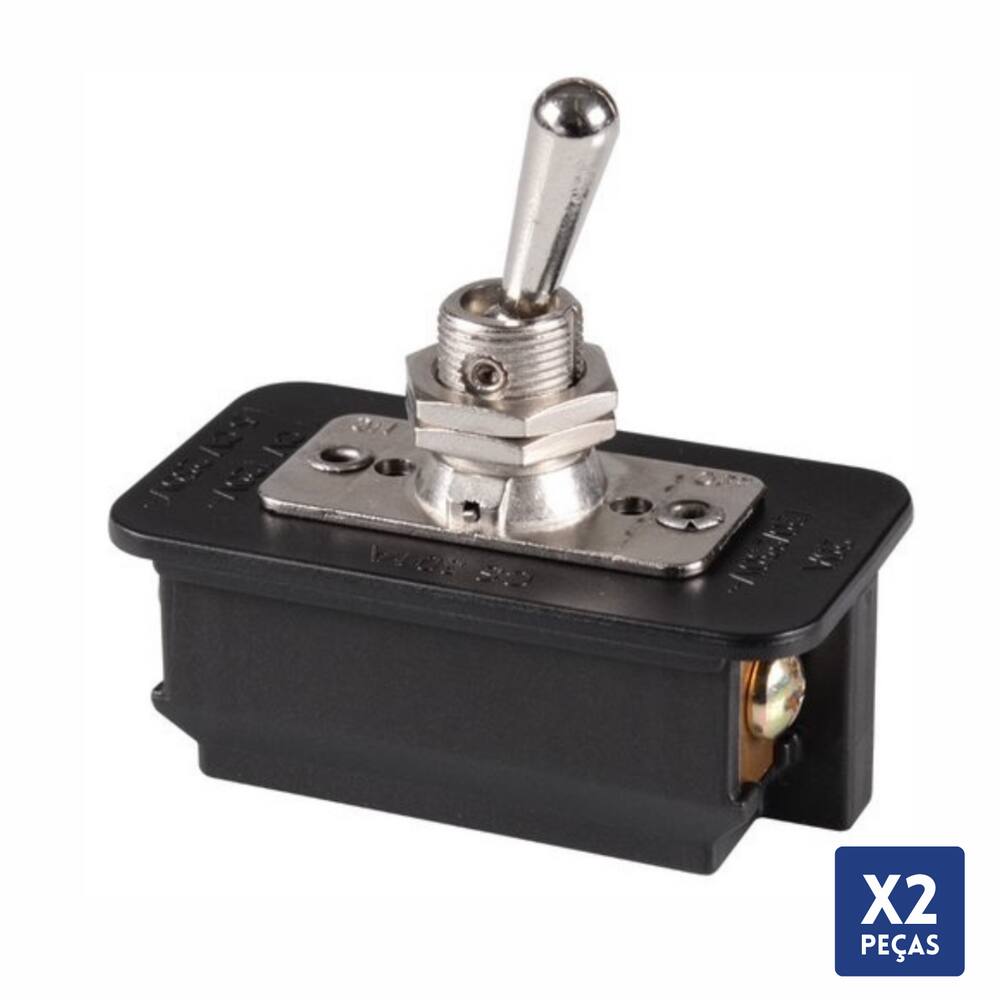 Kit 2 Interruptor Alavanca Bipolar 20A Cs-301A Margirius
