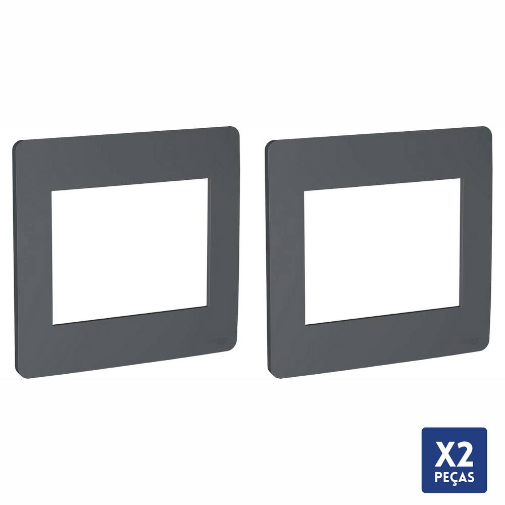 Kit 2 Placa 4X4 6P Stellar Black Orion S730203294