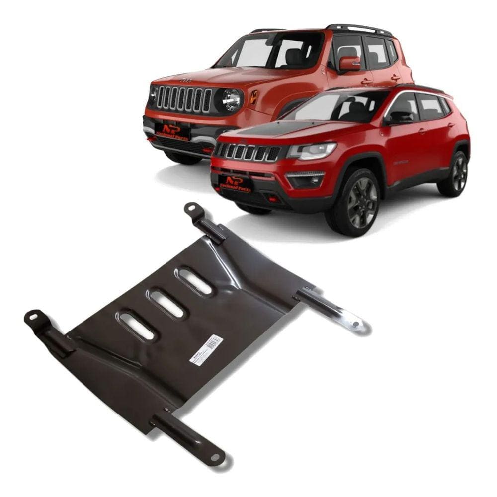 Protetor De Carter Peito Aço Jeep Compass Até 2018 a 2021