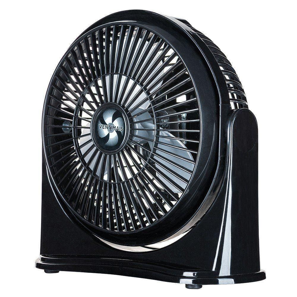 Circulador De Ar 25Cm Preto Com Prata Ventimais 220V