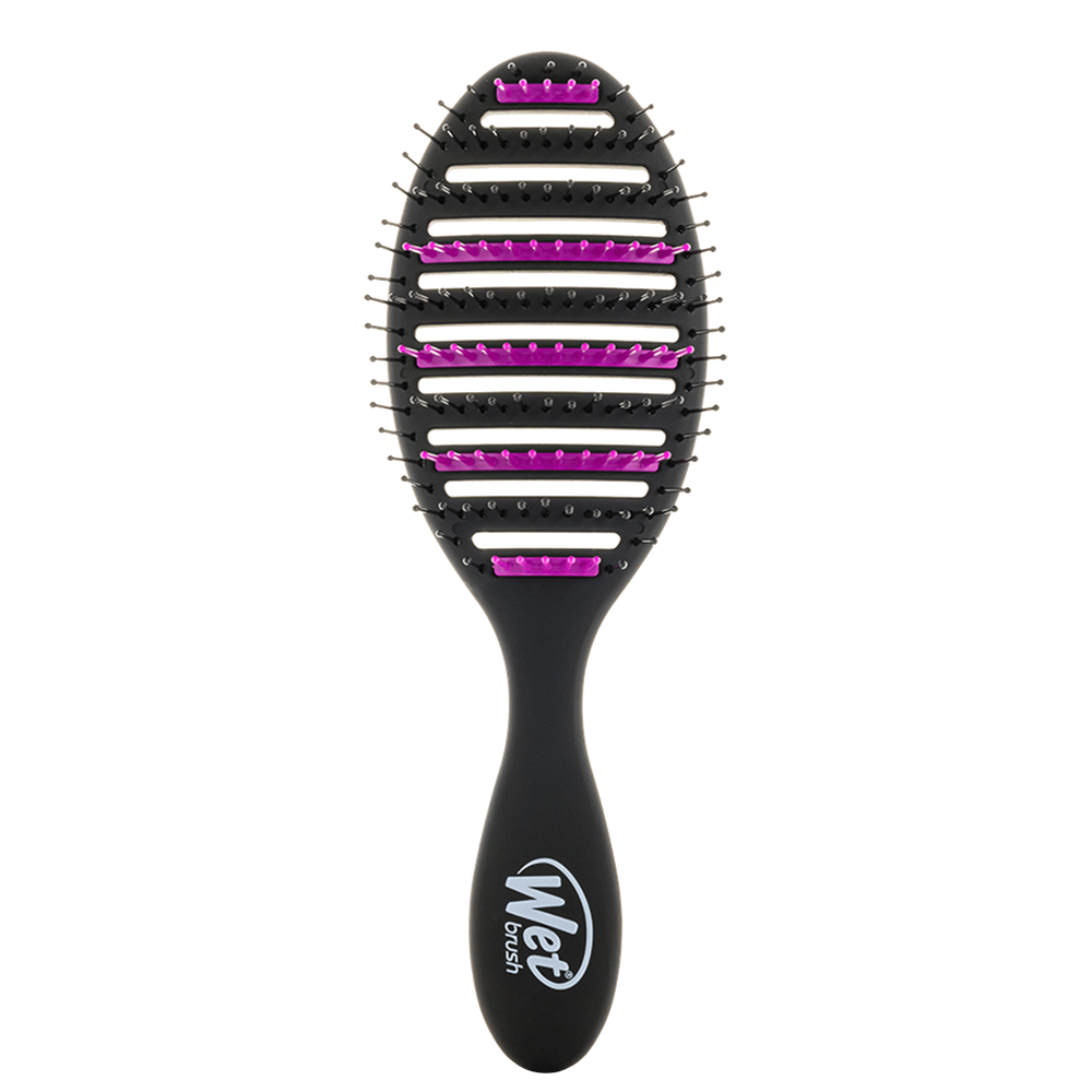 Wet Brush Speed Dry Purifying Preta e Roxa Escova de Cabelo