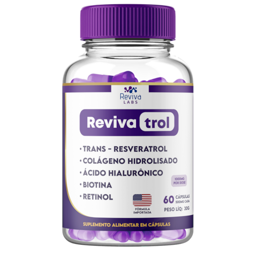 REVIVATROL Para a sua Pele Resveratrol +Acido Hialurônico+Retinol