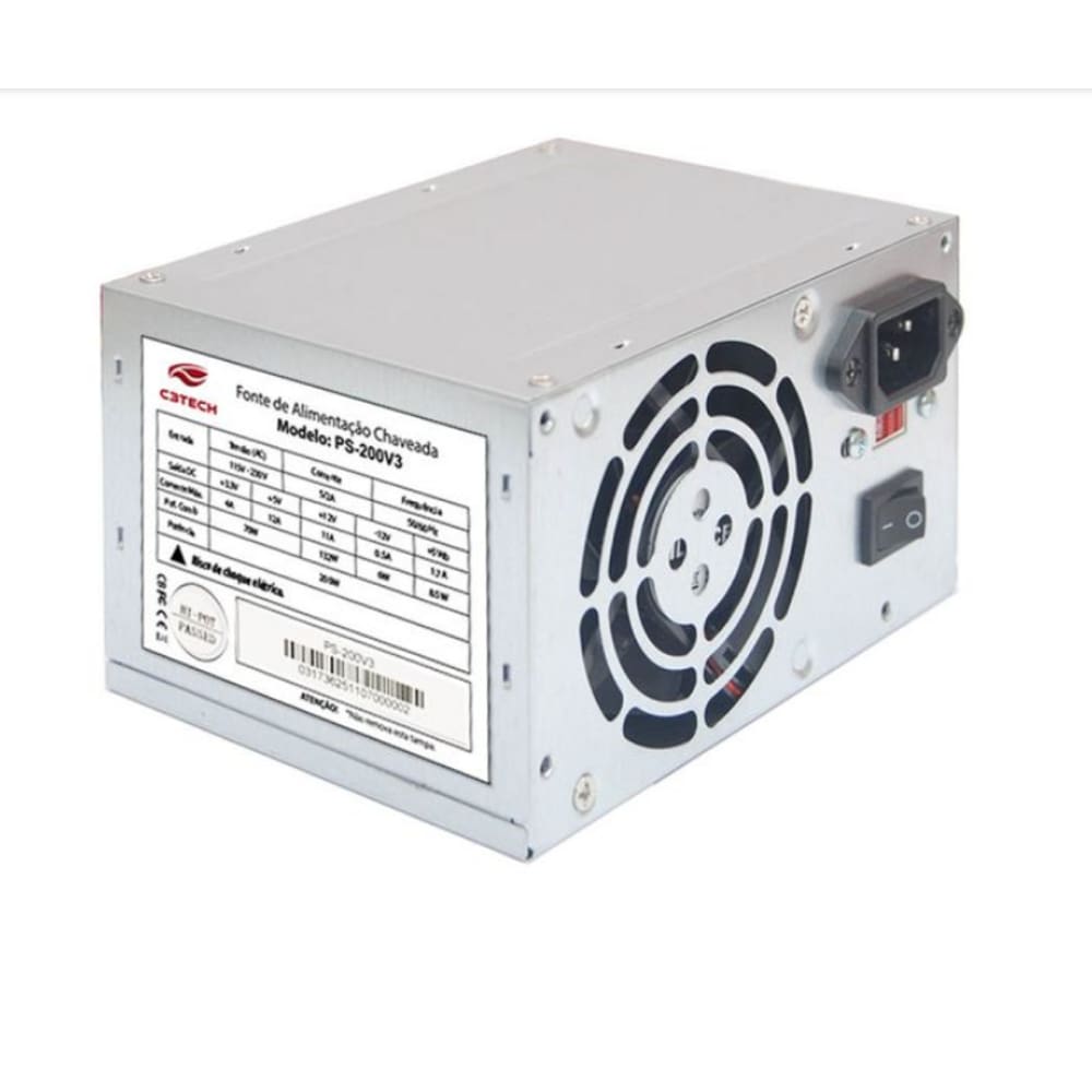 Fonte C3TECH 200W C3PLUS PS-200V4 - 305011110102