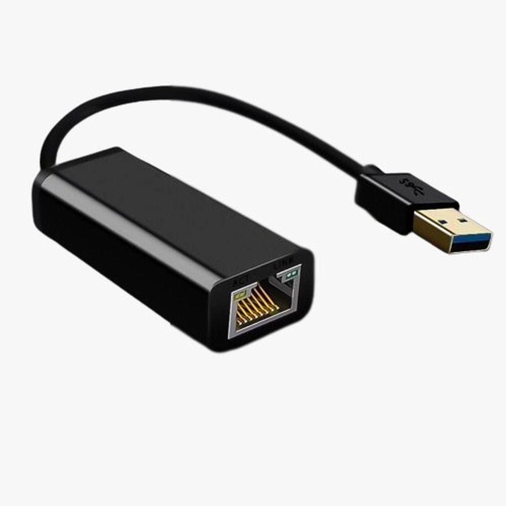 Adaptador Usb 3.0 Para Rj45 Gigabit Notebook e Computadores