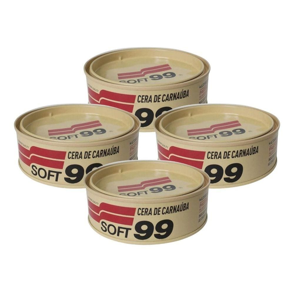 Kit 4 Cera de Carnaúba Soft 99 All Colors - 100g