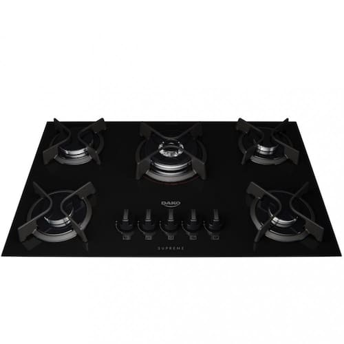imagem-Cooktop Dako Supreme a Gás 5 Bocas Acendimento Automático e Tripla Chama - Bivolt