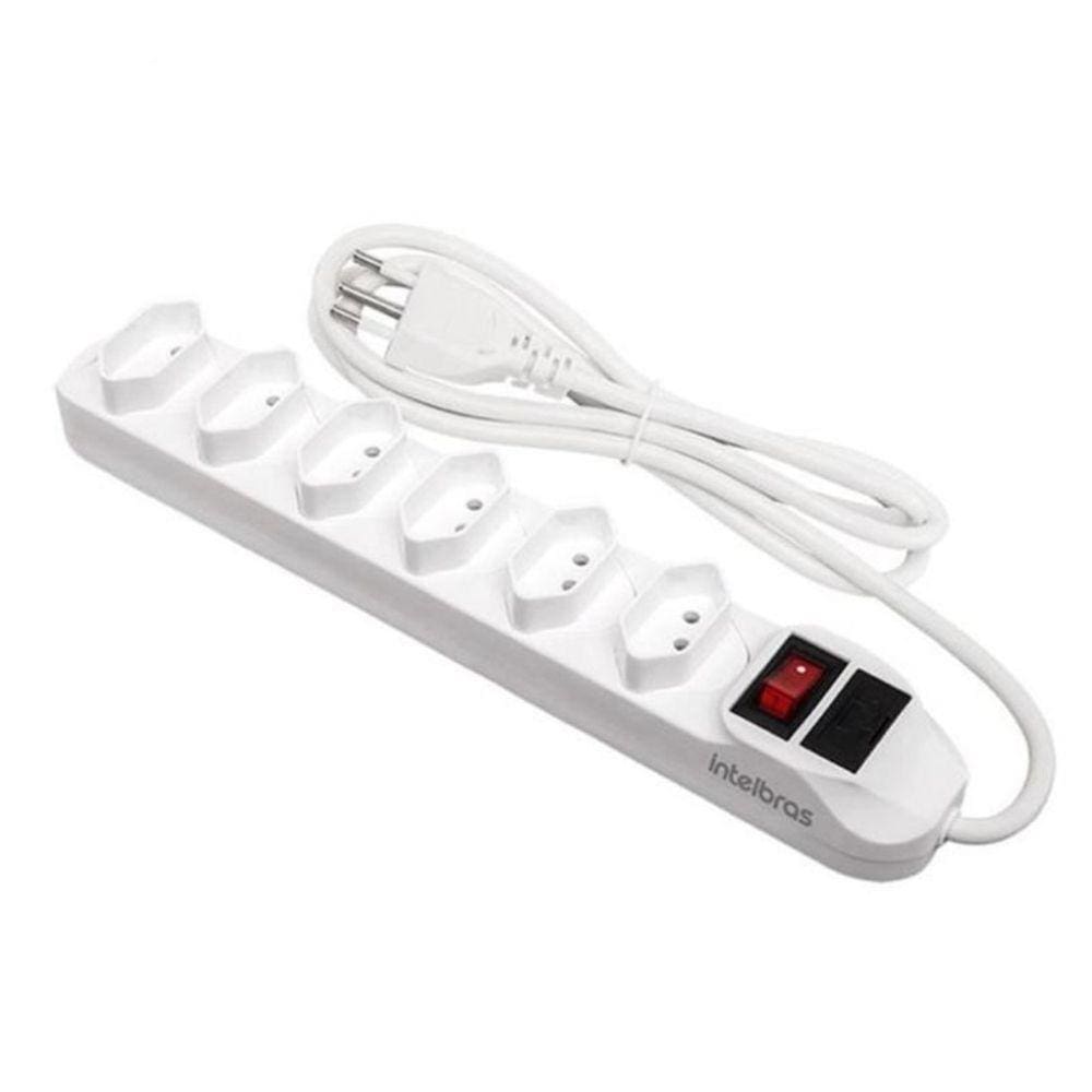 Filtro De Linha 6 Tomadas Epe1006 Branco Intelbras