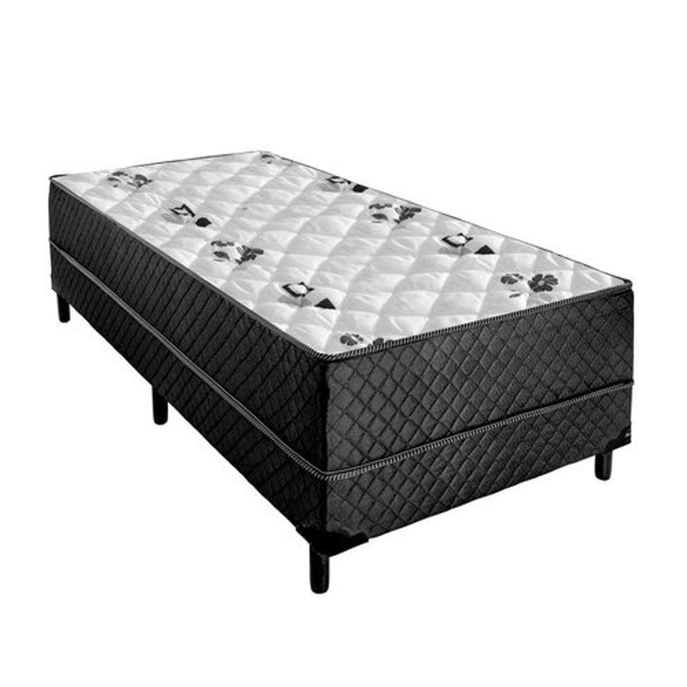 Cama box solteiro conjugada ortopédica