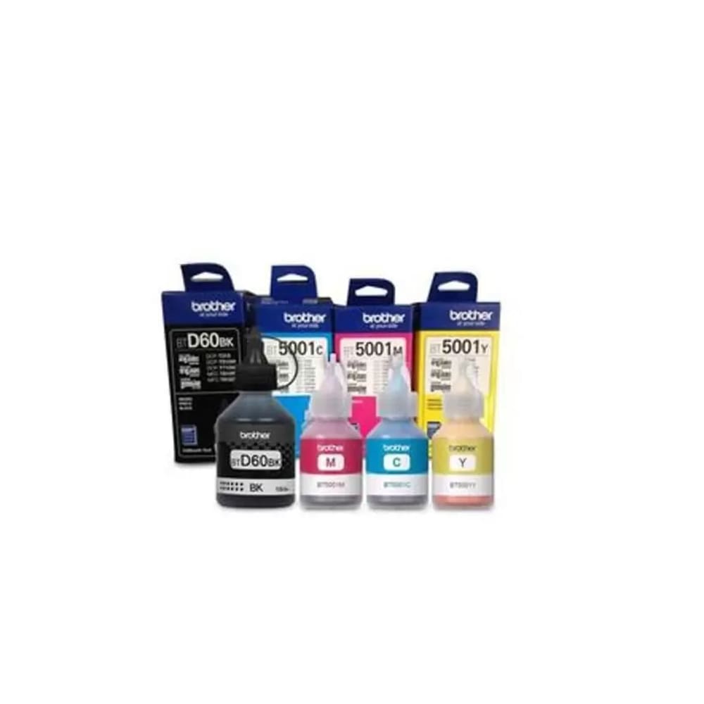 Kit 4 Refil Brother Btd60bk Bt5001 Cmyk Mfc-t810w