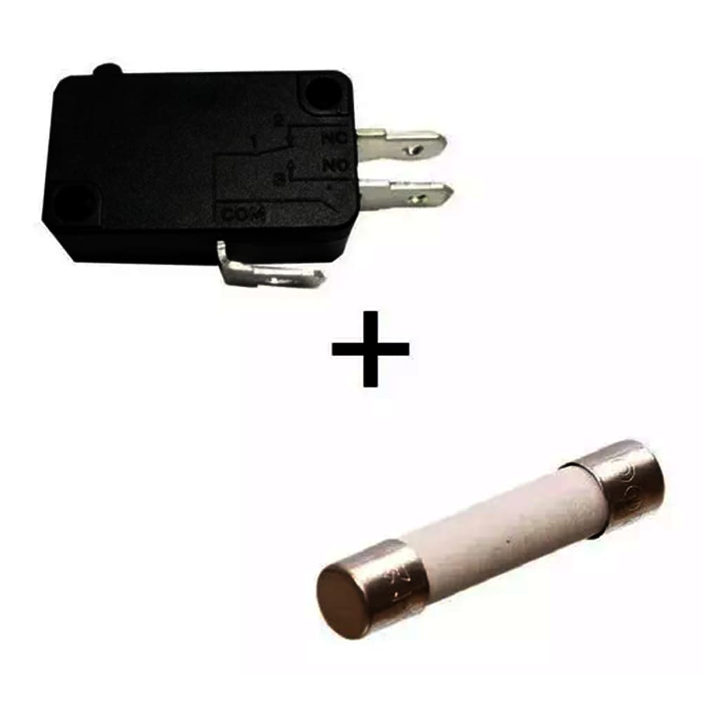 Fusível E Micro Chave Do Microondas Electrolux Mec41 Mef41